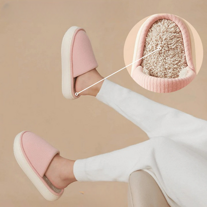 Seidenfleece-Pantoffeln
