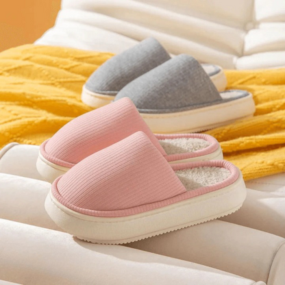 Seidenfleece-Pantoffeln